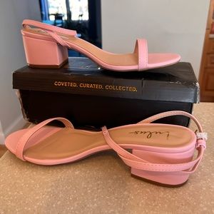 LULUS || Julie Pink Ankle 2in Heel